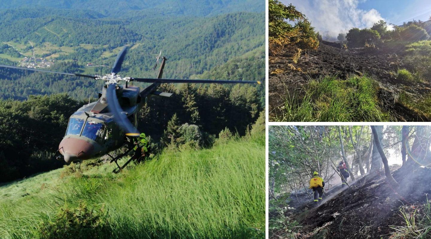 Copertina per Incendio senza fine sopra Caporetto, fiamme sulla montagna slovena